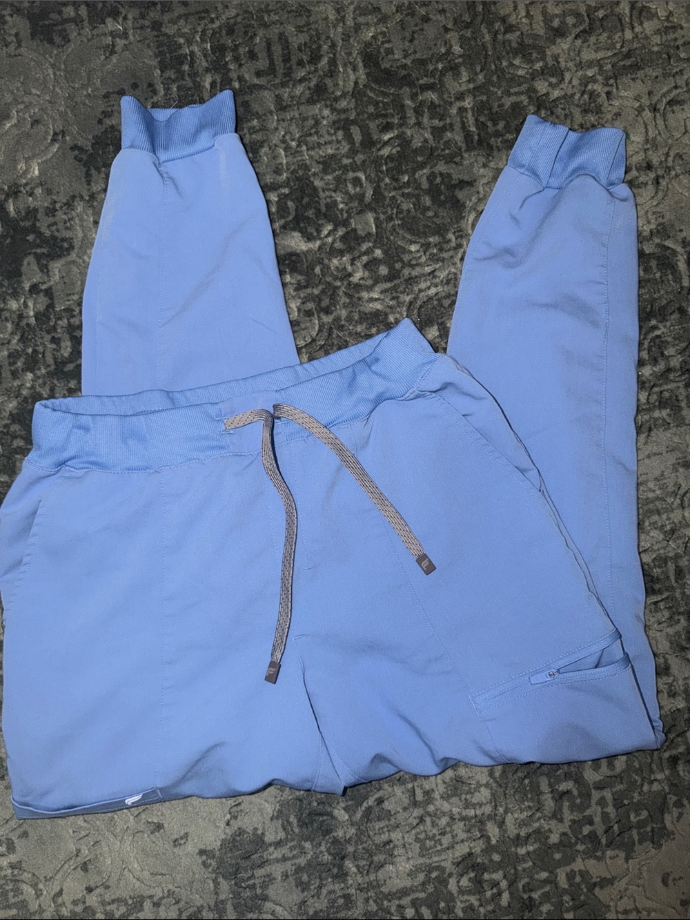 Fabletics Blue Performance Joggers Scrub Pants